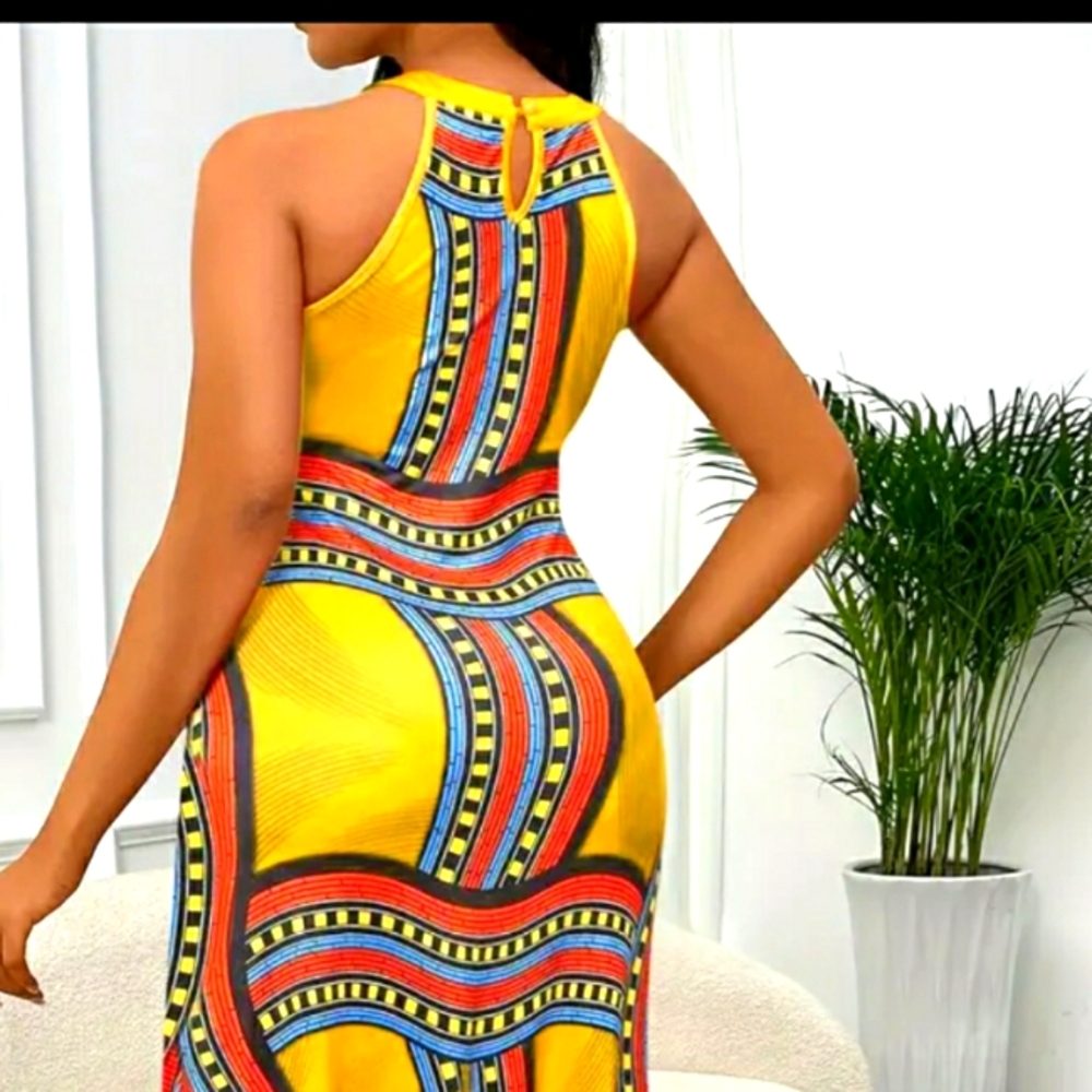 Racer neck summerer/fall fashion maxi
